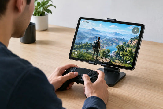 Tablet Stand for Mobile Gaming That Stays Put