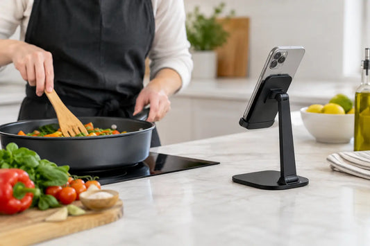 Phone Stand for Cooking Recipes That Stays Put